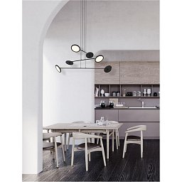 Obrázek pro produkt Závěsné svítidlo SCOPE černá LED 49.2W 3000K stmívatelné - NOVA LUCE