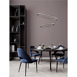Obrázek pro produkt AKCE - Závěsné svítidlo GINEVRA černý hliník a akryl LED 54W 230V 3000K IP20 stmívatelné - NOVA LUCE