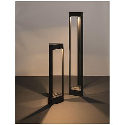 Obrázek pro produkt Venkovní sloupkové svítidlo PAX černý hliník LED 9W 3000K 100-240V 108st. IP54 - NOVA LUCE