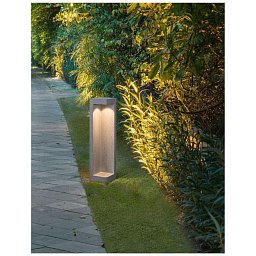 Obrázek pro produkt Venkovní sloupkové svítidlo GRANTE šedý beton a hliník LED 5W 3000K 220-240V IP65 - NOVA LUCE