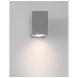 Obrázek pro produkt Venkovní nástěnné svítidlo FUENTO šedý beton skleněný difuzor GU10 1x7W IP65 100-240V bez žárovky světlo dolů - NOVA LUCE