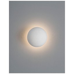 Obrázek pro produkt Nástěnné svítidlo NETUNE bílá sádra a bílý hliník LED 6W 220-240V 3000K IP20 - NOVA LUCE
