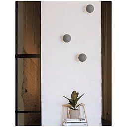 Obrázek pro produkt Nástěnné svítidlo NETUNE šedý beton a bílý hliník LED 6W 220-240V 3000K IP20 - NOVA LUCE