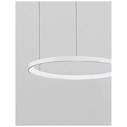 Obrázek pro produkt Závěsné svítidlo PERTINO bílý hliník a akryl LED 48W 230V 3000K IP20 stmívatelné - NOVA LUCE