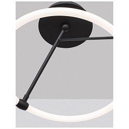 Obrázek pro produkt Stropní svítidlo JANUS černý hliník a akryl LED 21W 230V 3000K IP20 - NOVA LUCE