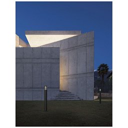 Obrázek pro produkt Venkovní sloupkové svítidlo ROCK černý hliník stříbrný hliník a čirý akryl LED 8W 3000K 220-240V 120st. IP65 - NOVA LUCE