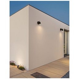 Obrázek pro produkt Venkovní nástěnné svítidlo FEND černý hliník a sklo LED 5W 3000K 100-240V 21st. IP65 - NOVA LUCE