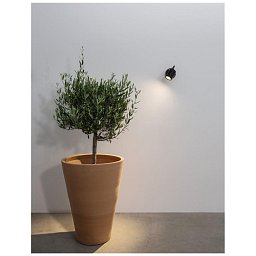 Obrázek pro produkt Venkovní nástěnné svítidlo FEND černý hliník a sklo LED 10W 3000K 100-240V 24st. IP65 - NOVA LUCE