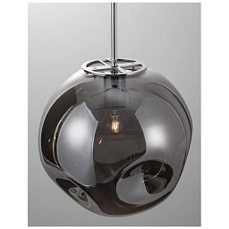 Obrázek pro produkt Závěsné svítidlo MAYAN chromovaný kov kouřové šedé sklo E27 1x12W 230V IP20 bez žárovky - NOVA LUCE