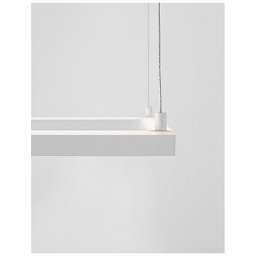 Obrázek pro produkt Závěsné svítidlo ETERNA bílý hliník a akryl LED 30W 230V 3000K IP20 stmívatelné - NOVA LUCE