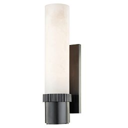 Obrázek pro produkt Nástěnné svítidlo ARGON starobronz/alabastr E27 1x75W - HUDSON VALLEY