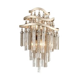 Obrázek pro produkt Nástěnné svítidlo CHIMERA kov/sklo stříbrná/čirá E14 2x60W - HUDSON VALLEY (Corbettt)