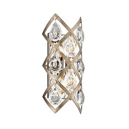 Obrázek pro produkt Nástěnné svítidlo TIARA kov/ocel/křišťál bronz/čirá E14 2x60W - HUDSON VALLEY (Corbettt)
