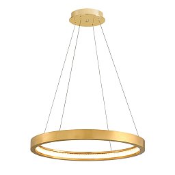 Obrázek pro produkt Závěsné svítidlo JASMINE kov zlatá LED 65W 2700K stmívatelné - HUDSON VALLEY (Corbettt)