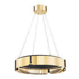 Obrázek pro produkt Závěsné svítidlo TRIBECA mosaz staromosaz/černá LED 35W 2700K stmívatelné - HUDSON VALLEY