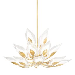 Obrázek pro produkt Závěsné svítidlo BLOSSOM mosaz zlatá E14 20x25W - HUDSON VALLEY