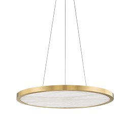 Obrázek pro produkt Závěsné svítidlo EASTPORT mosaz staromosaz/bílá LED 32W 2700K stmívatelné - HUDSON VALLEY