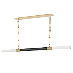 Obrázek pro produkt Závěsné svítidlo HUNTINGTON mosaz/sklo starobronz/opál LED 20W 2700K stmívatelné - HUDSON VALLEY