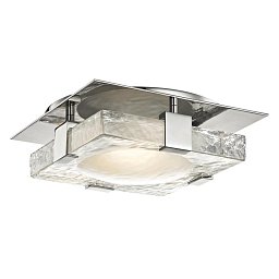 Obrázek pro produkt Stropní svítidlo BOURNE ocel/sklo nikl/čirá LED 12W 3000K stmívatelné - HUDSON VALLEY