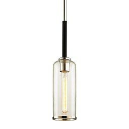 Obrázek pro produkt Závěsné svítidlo AEON kov/sklo kouřová/nikl/čirá E27 1x40W - HUDSON VALLEY (Troy)