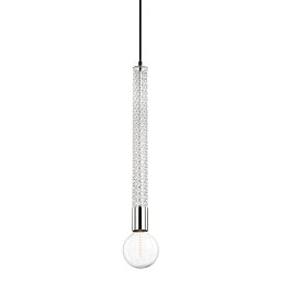 Obrázek pro produkt Závěsné svítidlo PIPPIN ocel nikl E27 1x40W - HUDSON VALLEY (Mitzi)