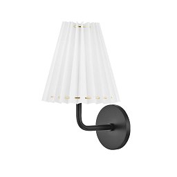 Obrázek pro produkt Nástěnné svítidlo DEMI ocel černá E14 1x8W - HUDSON VALLEY (Mitzi)