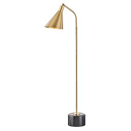 Obrázek pro produkt Stojací lampa STANTON ocel staromosaz E27 1x60W - HUDSON VALLEY