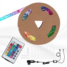VÝPRODEJ VZORKU - RGB LED pásek 1000 cm 0,11W bílé - BRILO Obrázek pro produkt VÝPRODEJ VZORKU - RGB LED pásek 1000 cm 0,11W bílé - BRILO