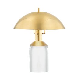 Obrázek pro produkt VÝPRODEJ VZORKU - Stolní lampa BAYSIDE ocel staromosaz E27 1x75W - HUDSON VALLEY