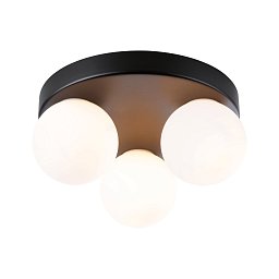 Obrázek pro produkt Selection Bathroom stropní svítidlo Gove IP44 G9 230V max. 3x20W černá mat/satén - PAULMANN
