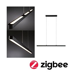 Obrázek pro produkt LED závěsné svítidlo Lento měnitelná bílá 3x13,5W černá mat stmívatelné - PAULMANN