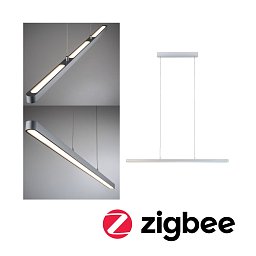 Obrázek pro produkt LED závěsné svítidlo Lento měnitelná bílá 3x13,5W matný chrom stmívatelné - PAULMANN