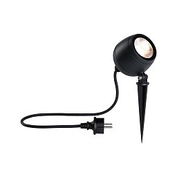Obrázek pro produkt LED bodové zahradní světlo Kikolo IP65 90mm 3000K 8W 230V 60° antracit hliník/umělá hmota - PAULMANN