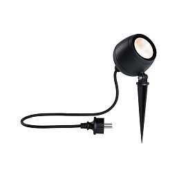 Obrázek pro produkt LED bodové zahradní světlo Kikolo IP65 90mm 3000K 8W 230V 20° antracit hliník/umělá hmota - PAULMANN
