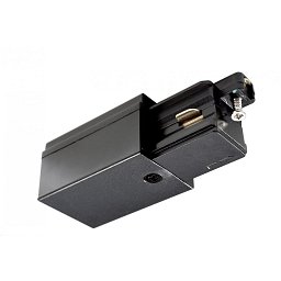 Deko-Light 1-fázový kolejnicový systém, D One napájení, levé, 220-240V černá RAL 9011 71 mm - LIGHT IMPRESSIONS Obrázek pro produkt Deko-Light 1-fázový kolejnicový systém, D One napájení, levé, 220-240V černá RAL 9011 71 mm - LIGHT IMPRESSIONS