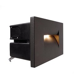 VÝPRODEJ VZORKU - Nástěnné zápustné svítidlo Yvette I antracit 5W LED 75lm 3000K - LIGHT IMPRESSIONS Obrázek pro produkt VÝPRODEJ VZORKU - Nástěnné zápustné svítidlo Yvette I antracit 5W LED 75lm 3000K - LIGHT IMPRESSIONS