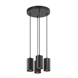 Obrázek pro produkt ASTO TUBE závěsné svítidlo, GU10, délka závěsu 250 cm, max. 4x 10 W, černá - BIG WHITE (SLV)