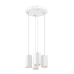 Obrázek pro produkt ASTO TUBE závěsné svítidlo, GU10, délka závěsu 250 cm, max. 4x 10 W, bílá - BIG WHITE (SLV)