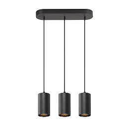 Obrázek pro produkt ASTO TUBE závěsné svítidlo, GU10, délka závěsu 250 cm, max. 3x 10 W, černá - BIG WHITE (SLV)