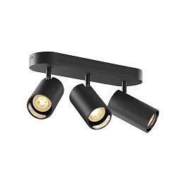 Obrázek pro produkt ASTO TUBE stropní přisazené svítidlo, válcové, max. 3x 10 W, černé - BIG WHITE (SLV)