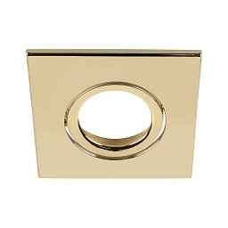 Obrázek pro produkt UNIVERSAL DOWNLIGHT kryt pro downlight IP20, výkyvný, hranatý, zlatý - BIG WHITE (SLV)