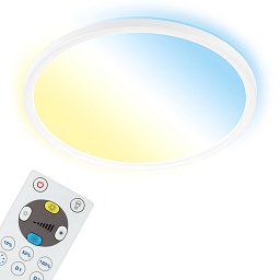Obrázek pro produkt AKCE - Slim CCT svítidlo LED panel, pr. 29,3 cm, 18 W, bílé - BRILO