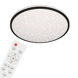 Obrázek pro produkt LED stropní svítidlo hvězdné nebe, pr. 49,2, 48 W, černá - BRILO