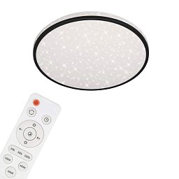 Obrázek pro produkt LED stropní svítidlo hvězdné nebe, pr. 38 cm, 24 W, černá - BRILO