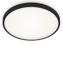 Obrázek pro produkt LED stropní svítidlo, pr. 38,5 cm, 24 W, černá - BRILO