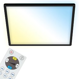 Obrázek pro produkt Slim CCT svítidlo LED panel, 42 cm, 22 W, černá - BRILO