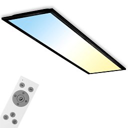 Obrázek pro produkt CCT svítidlo LED panel, 100 cm, 24 W, 2600 lm, černá - BRILO