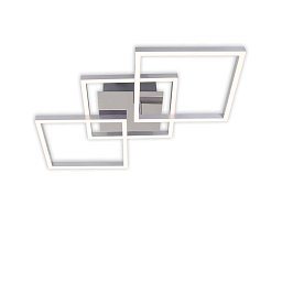 Obrázek pro produkt LED stropní svítidlo, 76,3 cm, 2600 LM, 36 W, hliník-chrom - BRILO