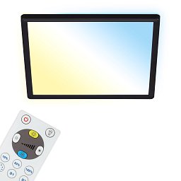 Obrázek pro produkt Slim CCT svítidlo LED panel, 29,3 cm, 18 W, černá - BRILO