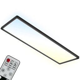 Obrázek pro produkt Ultraploché CCT svítidlo LED panel, 29,3 cm, LED, 23 W, 3000 lm, černá - BRILO
